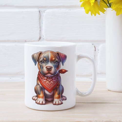 Charming Pitbull Puppy Coffee Companion Coffee Mug