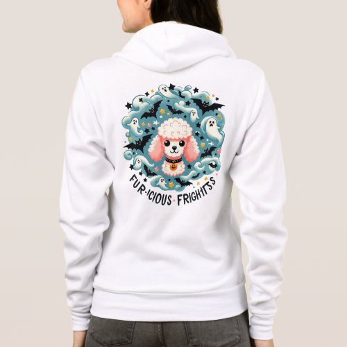 Charming Poodle Frights Fur_ocious Fun in a Haunt Hoodie