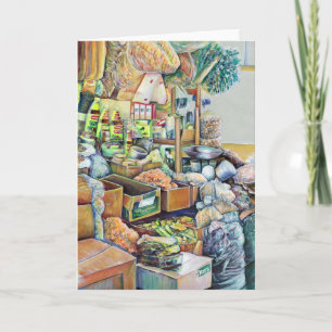 Charming Promises Of A Fine Tekka Center, Singapor Card