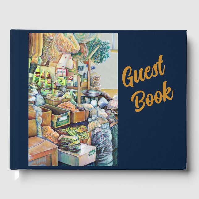 Charming Promises of a fine Tekka Centre Guest Book (Front)