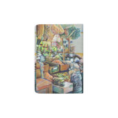 Charming Promises of a Fine Tekka Centre Singapore Passport Holder (Back)