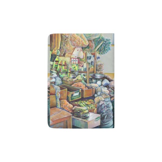 Charming Promises of a Fine Tekka Centre Singapore Passport Holder (Back)