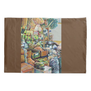 Charming Promises of a Fine Tekka Centre Singapore Pillowcase