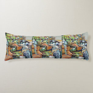 Charming Promises of fine Tekka Centre, Singapore Body Pillow