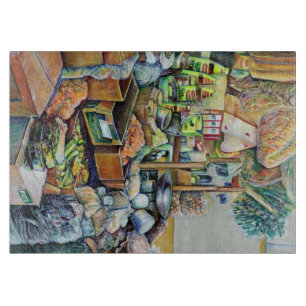 Charming Promises of fine Tekka Centre, Singapore Cutting Board