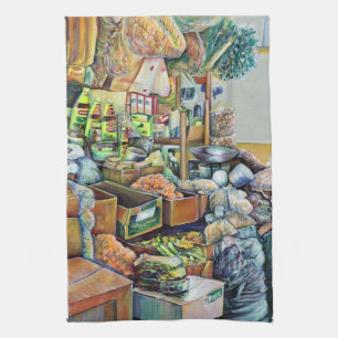 Charming Promises of fine Tekka Centre, Singapore Kitchen Towel