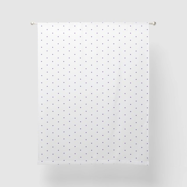 Charming purple small polka dots pattern sheer curtains (Front)