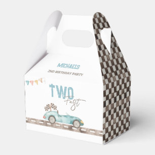 Charming Race Car Birthday Favor Box