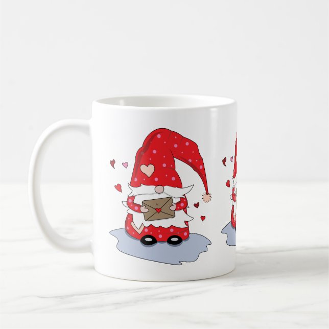 Charming Red Gnome Classic Mug (Left)