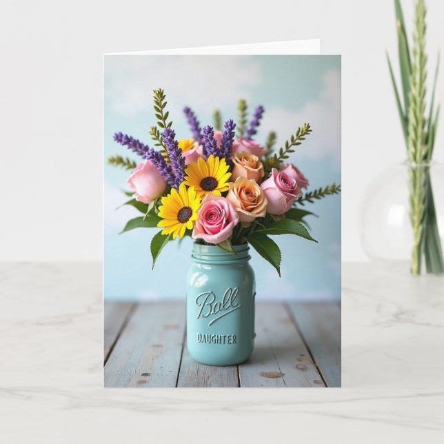 Charming Rose Mothers Day Card (Front)