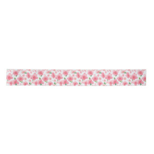 Charming Sakura Blossom for Gifts and Crafts Satin Ribbon