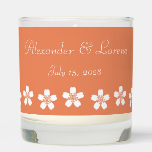 Charming Sakura in Coral Scented Candle