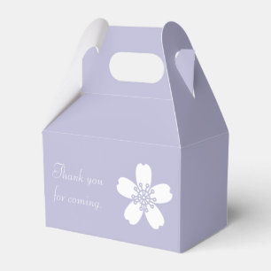 Charming Sakura in Lavender Favor Box