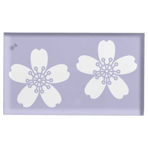 Charming Sakura in Lavender Table Card Stand