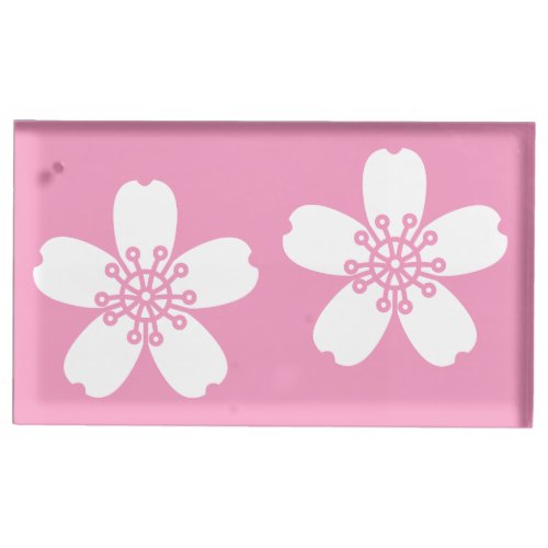 Charming Sakura in Petal Pink Table Card Stand