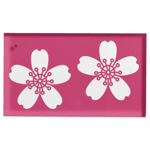 Charming Sakura in Raspberry Table Card Stand