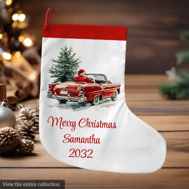 Charming Santa Claus Traditional Festive Stocking (Charming Santa Claus Traditional Festive Stocking)