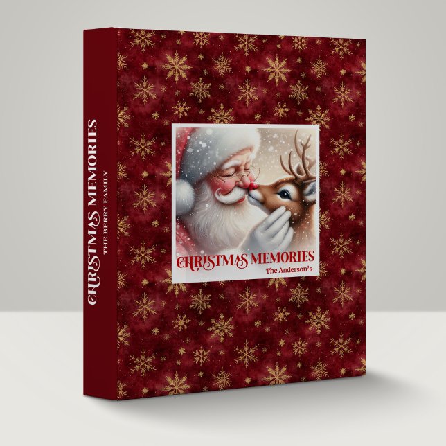 Charming Santa Rudolph Xmas Photo Album Binder (Charming Santa Rudolph Xmas Photo Album Binder)