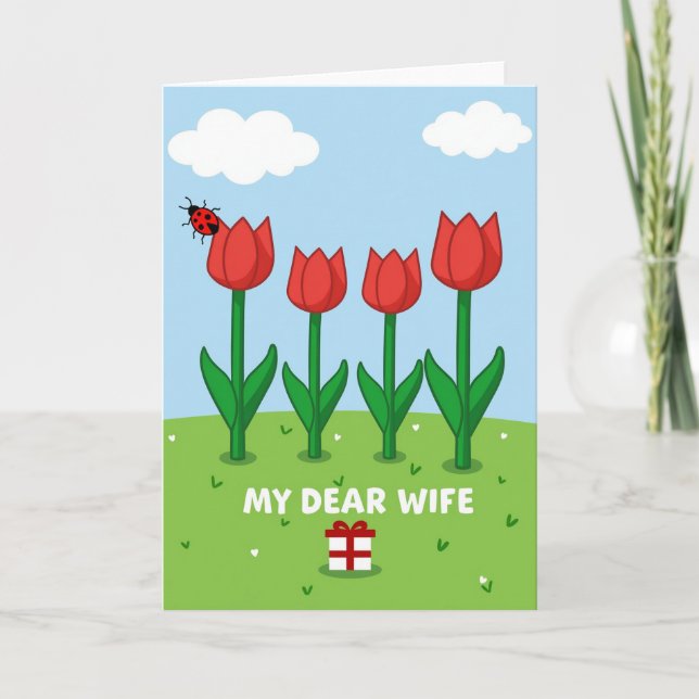 Charming Scene Mothers Day Card (Front)