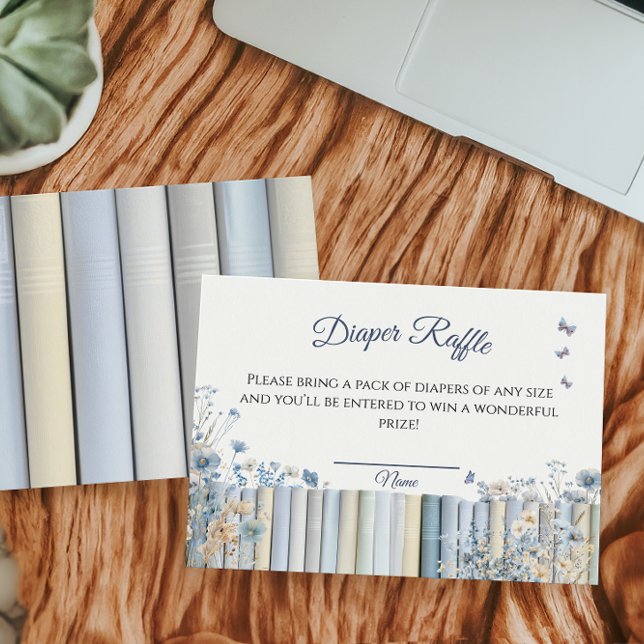 Charming Sky Vintage Shelf Raffle Ticket Enclosure Card (Creator Uploaded)
