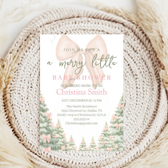 Charming Snowflake Baby Shower for Your Baby Girl Invitation (Creator Uploaded)