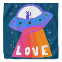 Charming Space Aliens Martians UFO Cute LOVE