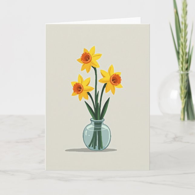 Charming Spring Mothers Day Card (Front)