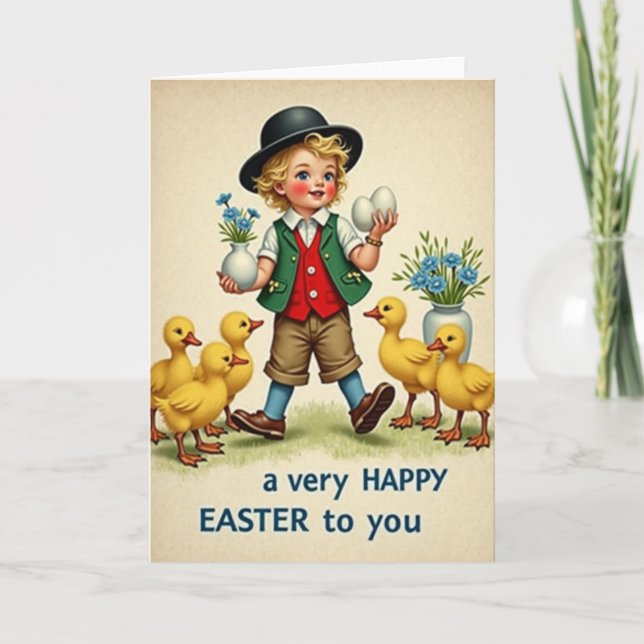 Charming Storybook Child Card (Front)