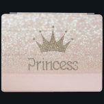 Charming Tiara, Princess,Glitter Bokeh iPad Smart Cover<br><div class="desc">This image features tiara and princess on  gliterry bokeh background.A trandy , fun,  funky, stylish and elegant girl gift for women  and teenage girls.</div>