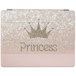 Charming Tiara, Princess,Glitter Bokeh iPad Smart Cover