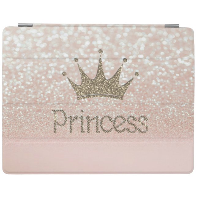 Charming Tiara, Princess,Glitter Bokeh iPad Smart Cover (Horizontal)