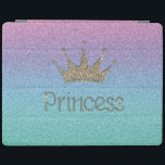 Charming Tiara, Princess,Rainbow Glitter iPad Smart Cover<br><div class="desc">This image features tiara and princess on glittery bokeh background. A trendy,  fun,  funky,  stylish and elegant girl gift for women and teenage girls.</div>