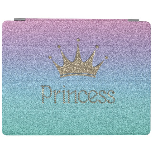 Charming Tiara, Princess,Rainbow Glitter iPad Smart Cover (Horizontal)