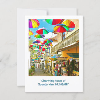 CHARMING TOWN OF SZENTENDRE, HUNGARY POSTCARD