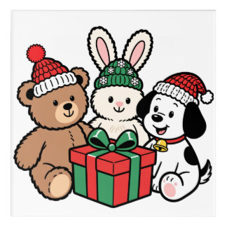 Charming Toys with Gift Wall Art