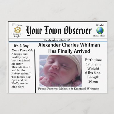 charming unique baby birth announcement zazzle com