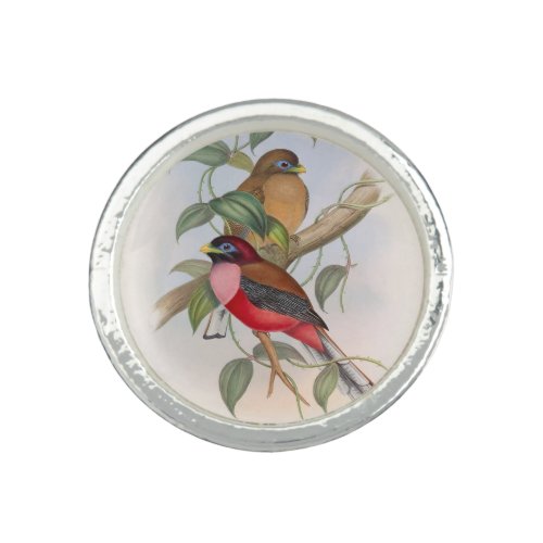 Charming Vintage Birds Ring