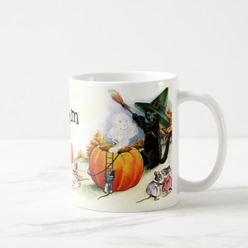 Charming Vintage Halloween Mug