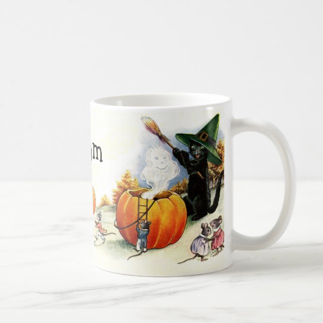 Charming Vintage Halloween Mug (Right)