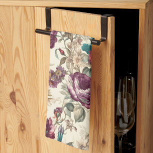 Charming Vintage Inspired Florals Kitchen Towel