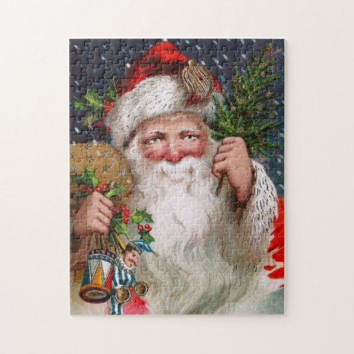 Vintage Santa Claus Jigsaw Puzzle
