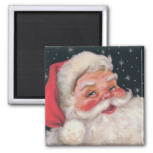 Charming Vintage Santa Claus Magnet
