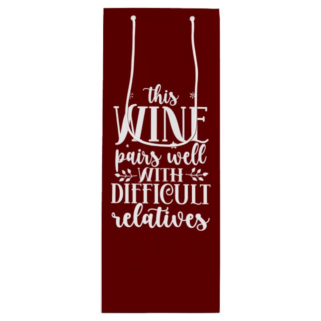 Charming Wine Pairing Gift Bag (Front)