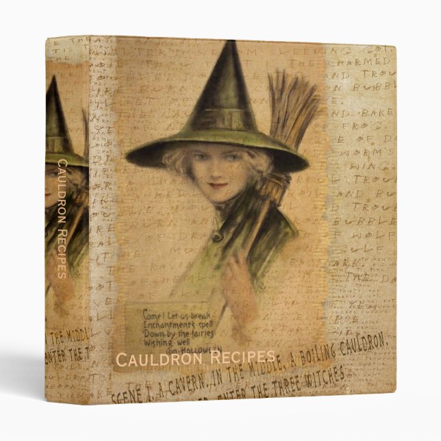Charming Witch 3 Ring Binder (Front/Spine)