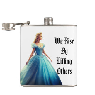 Charming Young Girl Design - 6-Oz Flask