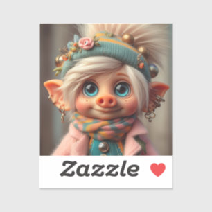 CharmTrolls: (Wendy) Stylish Phone Companions Sticker