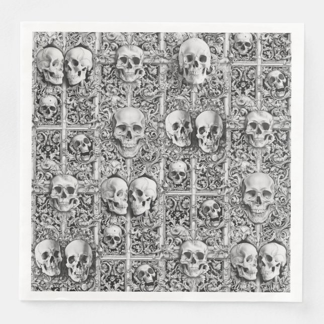 Charnel house paper dinner napkins (Front)