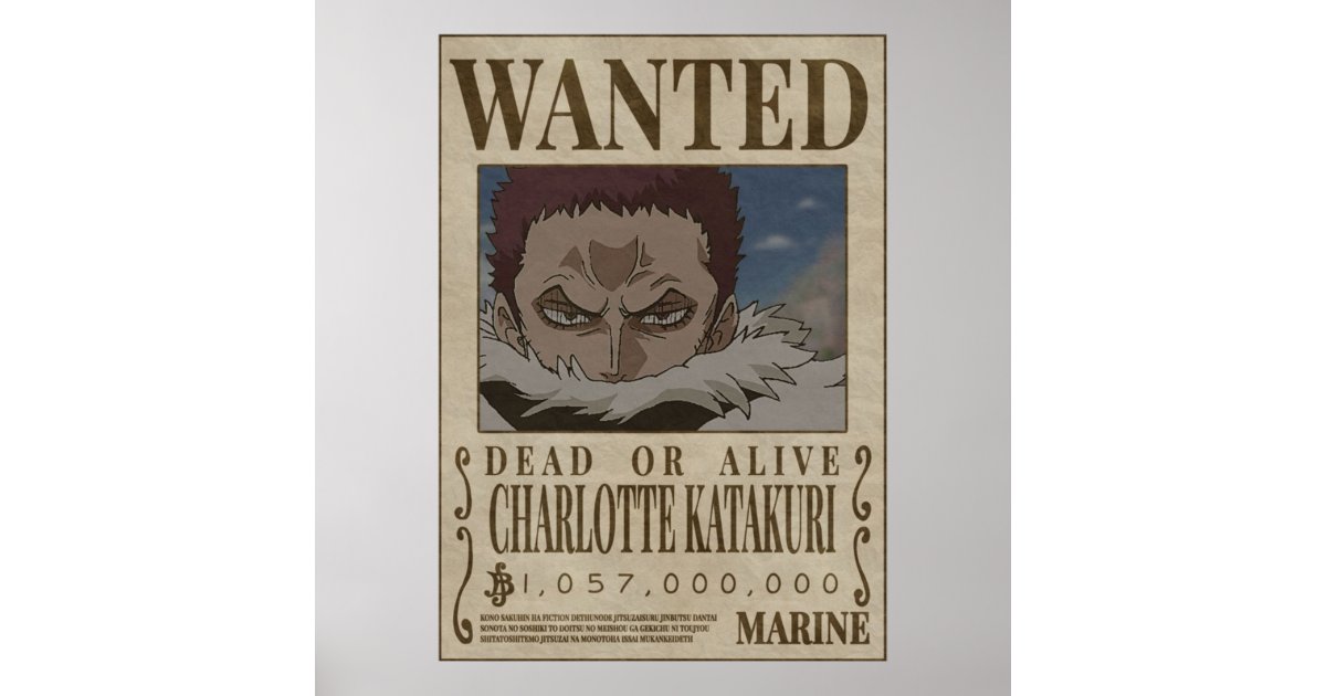 Charlotte Katakuri One Piece Wanted