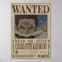 One Piece Wanted Poster Set