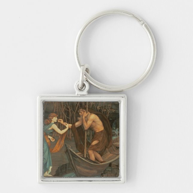 Charon and Psyche Keychain (Front)